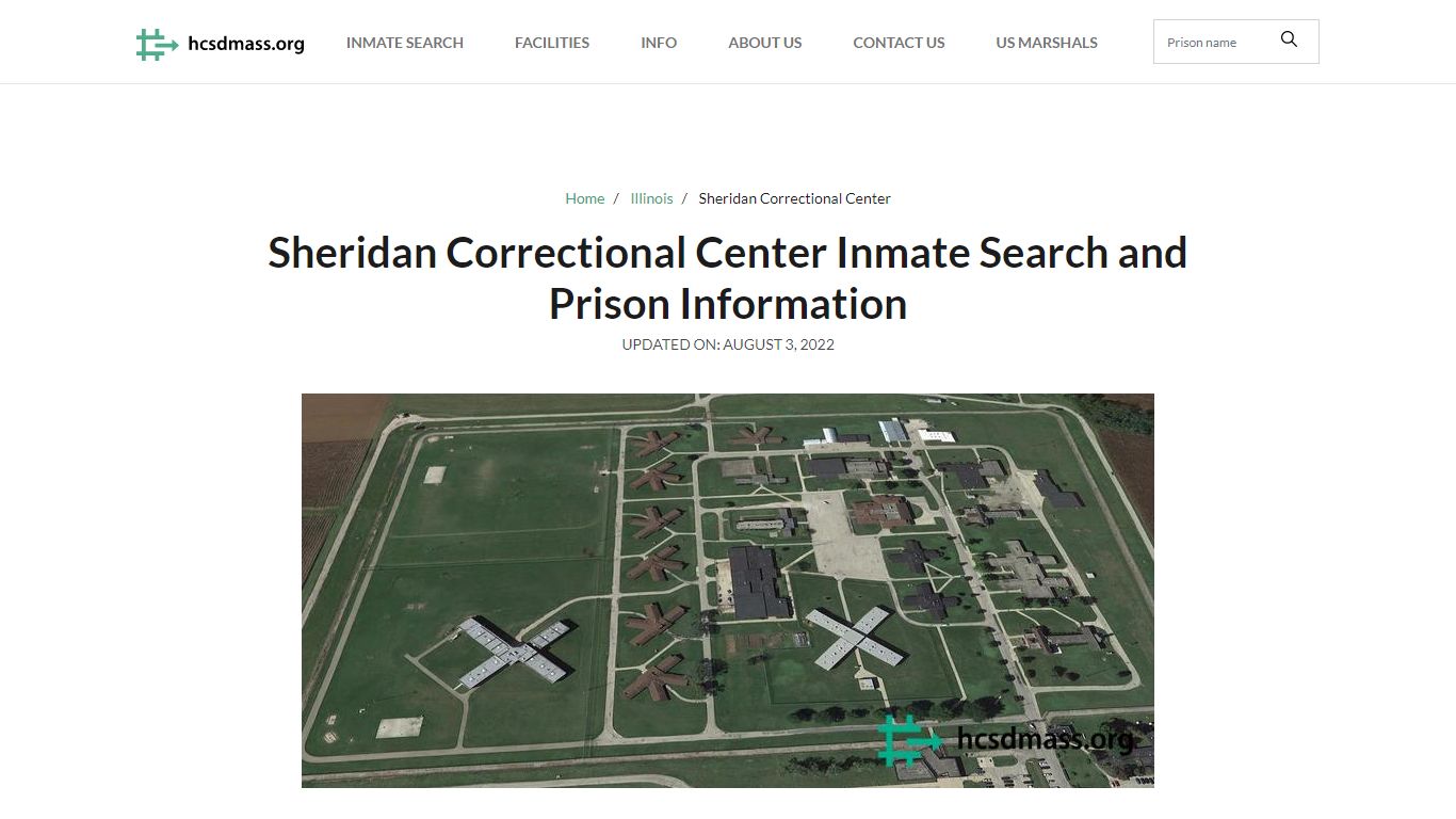 Sheridan Correctional Center Inmate Search, Visitation ...