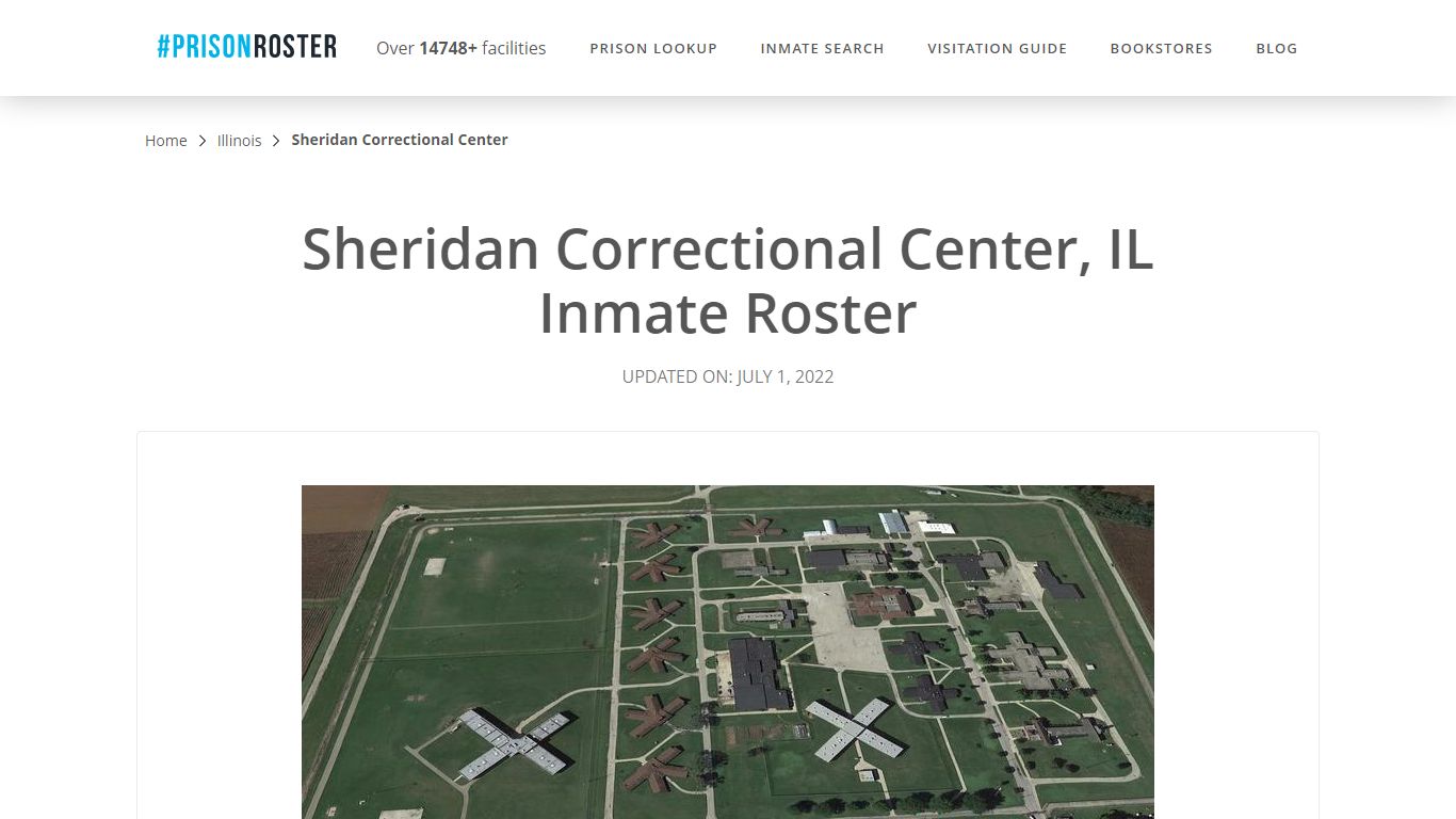 Sheridan Correctional Center, IL Inmate Roster